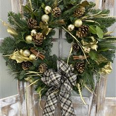 Gold Leaf Wreath 