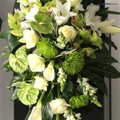 Modern Tropical Casket Spray 1003