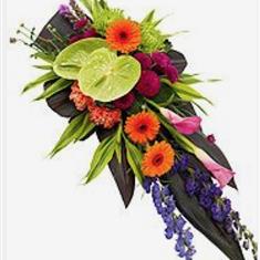 Anthurium &amp; Orange Spray 