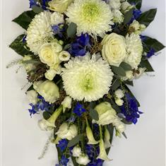 Mixed Blue &amp; White Spray 