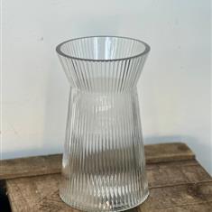 Ribbed Elegant Vase 