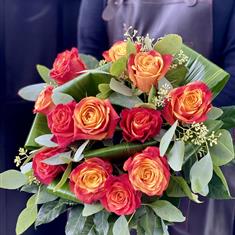 Autumnal Rose Bouquet 